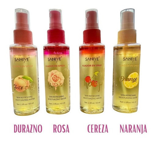 Fijador De Maquillaje Saniye Make Up Fix Spray Varios Sabor