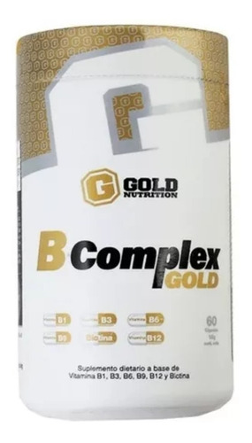 Complejo-b (60 Cáps) Multivitaminico Gold Nutrition