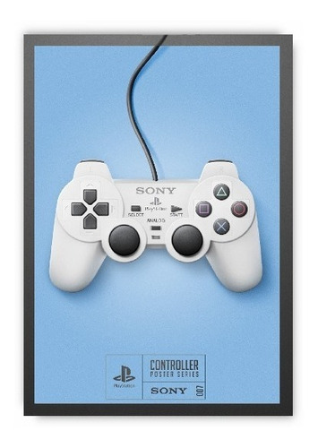 Placa Decorativa Controle Playstation - Gamer - Geek - Nerd