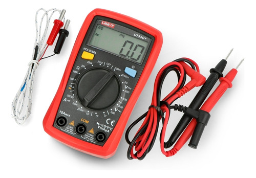 Uni-t® Multimetro Tester [ut33c+]® Capacitancia Temperatura 