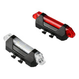 Par De Luces Led Kuest Recargable Roja Y Blanca P/ Bicicleta