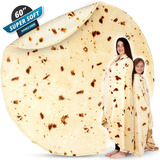 Manta Gigante En Forma De Burrito Para Adultos Y Niños 152cm
