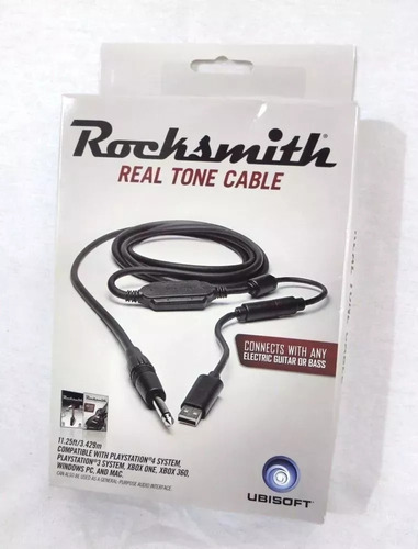 Rocksmith Real Cable Cabo Original Ps4, Ps3, 360, One E Pc!