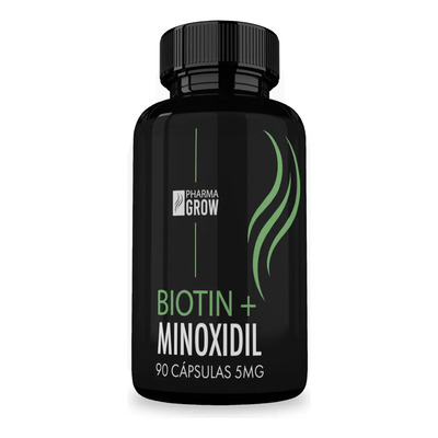 Pharma Grow Minoxidil 2.5mg + Biotina 2.5mg 90 Cáps | Meses sin interés