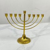 Menorah Tradicional Clásica De Hanukkah - Minorah De Vela...