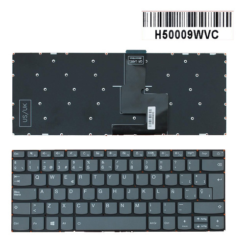 Teclado Lenovo Ideapad 330s-14ikb Gris