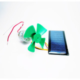 Mini Panel Solar Con Motor Para Proyecto Escolar