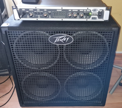 Cabezal Bajo Headliner-600 + Gabinete Bajo Peavey Osorno