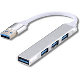 Zapatilla Prolongador 4 Puertos Usb Hub 3.0 O6 U8