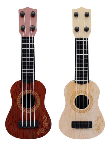 Miniukelele Para Guitarra Acústica Para Niños Pequeños, 2 Un