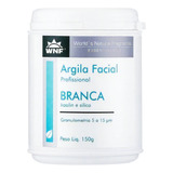 Máscara Faciai Para Pele Wnf Argila Profissional Branca 150g Y 150ml