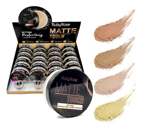 Polvo Volatil  Loose Powder Matte Touch Ruby Rose Original