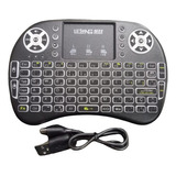 Mini Teclado Bluetooth Wifi  Iluminado Tv Box, Smart Tv, Pc