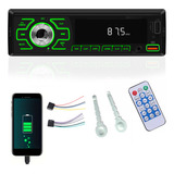 Autoestéreo Coche Mp3 Radio Reproductor With Bt Aux Usb Fm
