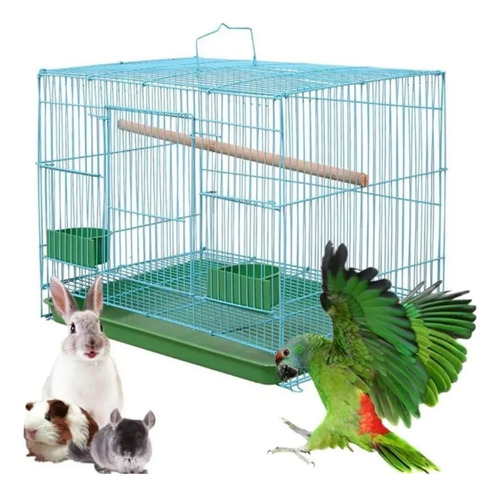 Jaula Para Aves Rectangular Xl 