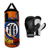 Saco De Boxeo Niño + Guantes Boxeo Niño