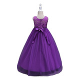 High Waist Lace Princess Dress Mesh Dress Children's Dress