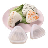 Moldes Sushi Arroz Onigiri Triángulo 3 Piezas 