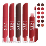 24 Lip Gloss Matte Vip 3119 - Kit Vivai Atacado 