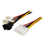 Convertidor De Molex A Ventilador 3 Pines X4 Conectores