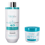 Progressiva Alinha Hair 4d Forever Liss +redutor Zero 250 G