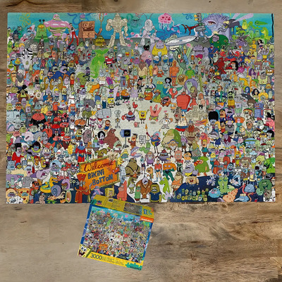 Bob Esponja & Friends Cast Rompecabezas Aquarius 3000 Piezas | Envío gratis