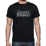 Remera Unisex Game Of Thrones Logo Serie Algodon Premium