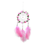 Atrapasueños Dreamcatcher Artesanal Atrapasueño Rosado