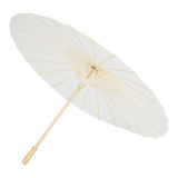 Paper Parasol White Paper Decorative Umbrella
