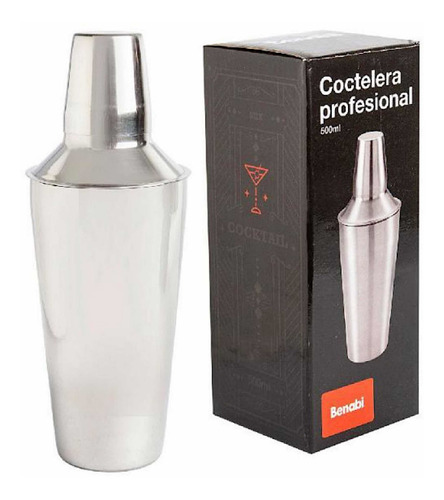 Coctelera 500ml Acero Inoxidable Profesional Barman