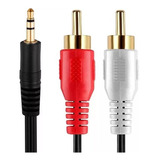 Cable 2 Rca - 1 Miniplug 3,5 Mm. 10 Metros Macho-macho Audio