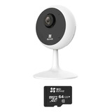 Cámara De Seguridad Ezviz C1c-b 2mp, Regalo Micro Sd 64gb 