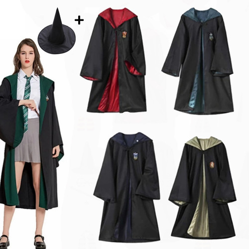 Disfraz De Slytherin De Harry Potter Para Niños Adultos