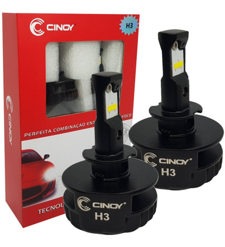 Lampada Ultra Led Cinoy H1 H3 H7 H8 H11 Hb3 Hb4 6500k 6000l