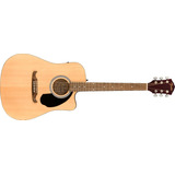 Guitarra E-acústica Fender Fa-125ce Acabado Natural 