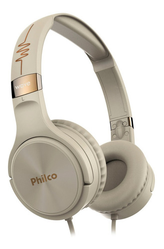 Fone De Ouvido Over-ear Philco Wave Pfo02 Bege