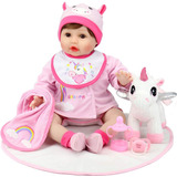Muñeca Reborn Bebe Realista Con Accesorios Ref: Unicornio 
