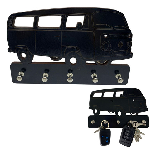 Suporte P/ Chaves Porta Chave Kombi Perua Moderno Decorativo