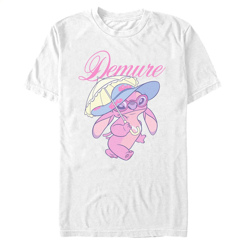 Camiseta Lilo & Stitch Demure Angel Para Hombre