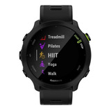 Smartwatch Garmin Forerunner 55 1.04  Caixa 42mm  Black, Pulseira  Black De  Silicone