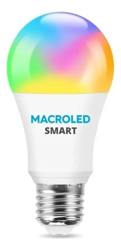 Lámpara Led Bulbo Wifi 12w Smart Rgb Fría Cálida Macroled