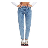 Jeans Mujer Mom 1713 Celeste Paradise Jeans