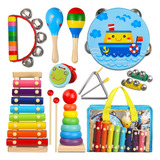 Looikoos Juego De Instrumentos Musicales Para Niños Pequeños