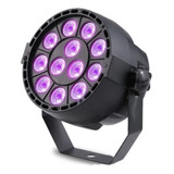 12 Leds - Lámpara Uv Par De Luz Ultravioleta Para Disco De