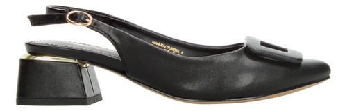 Zapatillas Dama Efe Negro Casual Formal Tacón Para Mujer | Envío gratis