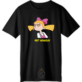 Polera Oye Arnold - Helga - Nickelodeon - Amor - Estampaking