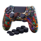 Ps4 Dualshock Funda Para Control Playstation 4 (acuarela)