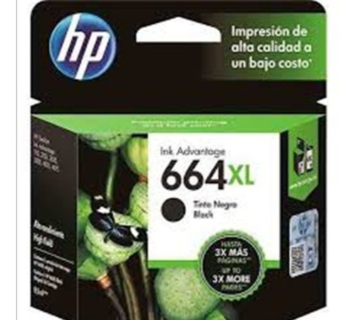 Tinta Hp 664 Xl Negro Original