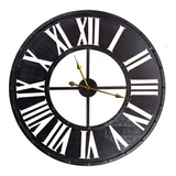 Reloj Analogico Pared Calado Vintage Numeros Romanos Deco