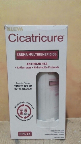 Crema Multibeneficios Cicatricure Antimanchas Env Gratis